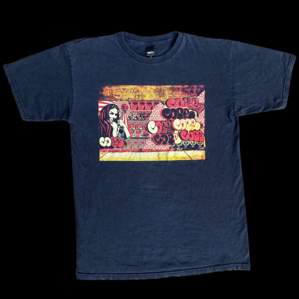 Obey X Cope 2 Poster T-Shirt